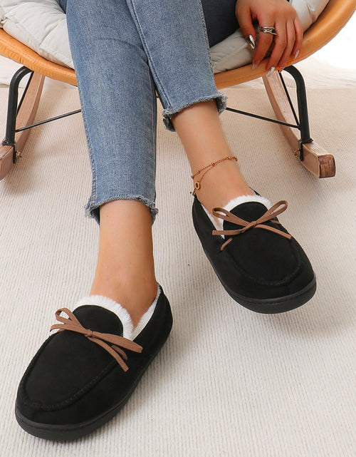 Load image into Gallery viewer, Bow Round Toe Flat Slip-Ons 2668south
