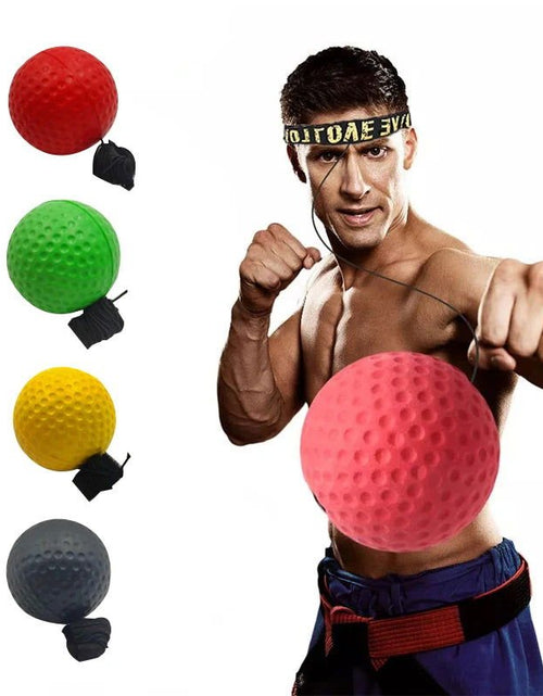 Load image into Gallery viewer, Boxing Speed Ball Head-Mounted PU Punch Ball MMA Sanda Training Hand Eye Reaction Home Sandbag Fitness Boxing Equipment 2668south
