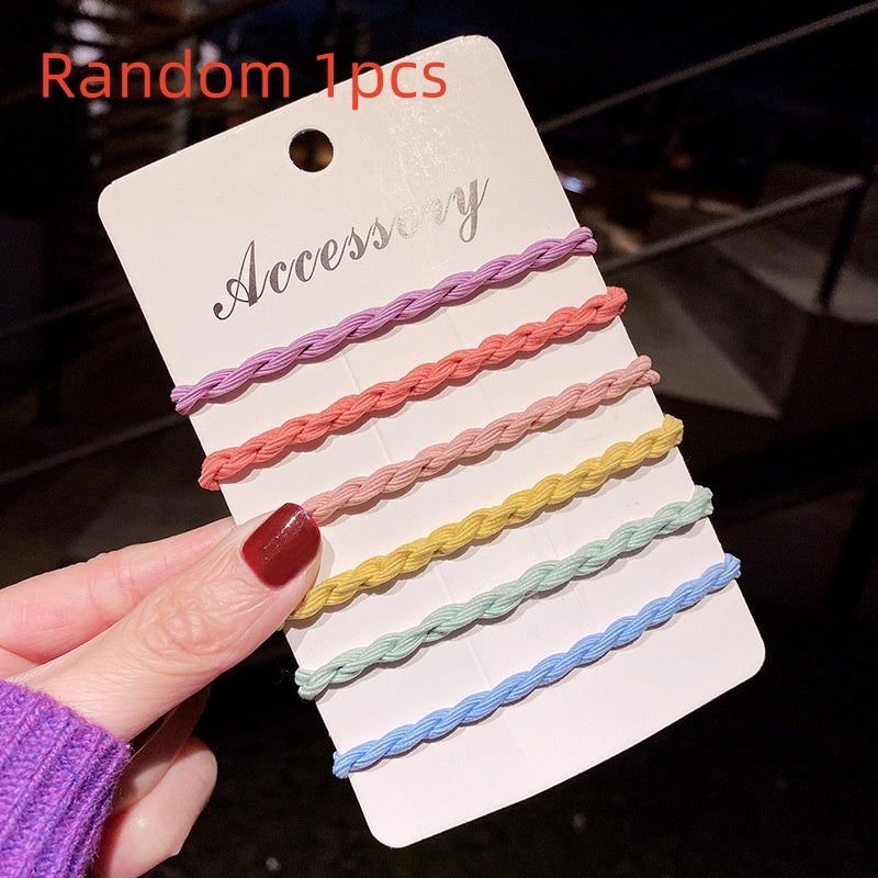 Candy Color High Elastic Basic Hair Ring Head Rope 2668south