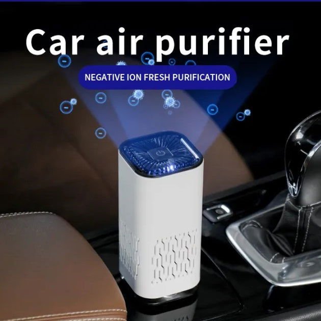 Car Air Purifier Portable Negative Ion Generator Remove Formaldehyde Dust Smoke Air Freshen Washer For Home Car 2668south