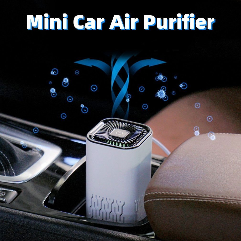 Car Air Purifier Portable Negative Ion Generator Remove Formaldehyde Dust Smoke Air Freshen Washer For Home Car 2668south