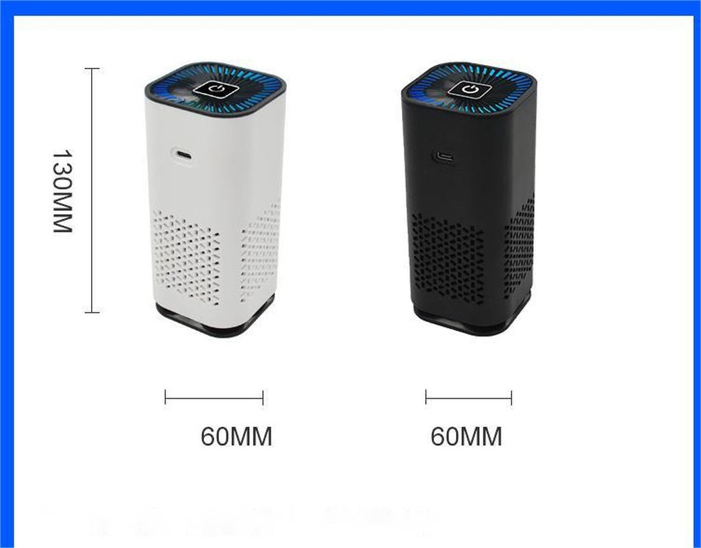 Car Air Purifier Portable Negative Ion Generator Remove Formaldehyde Dust Smoke Air Freshen Washer for Home Car 2668south