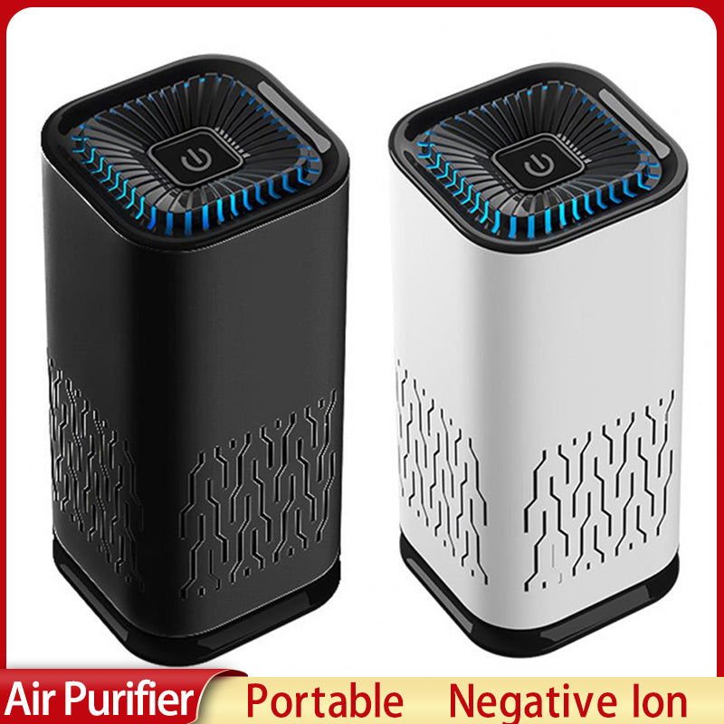 Car Air Purifier Portable Negative Ion Generator Remove Formaldehyde Dust Smoke Air Freshen Washer for Home Car 2668south