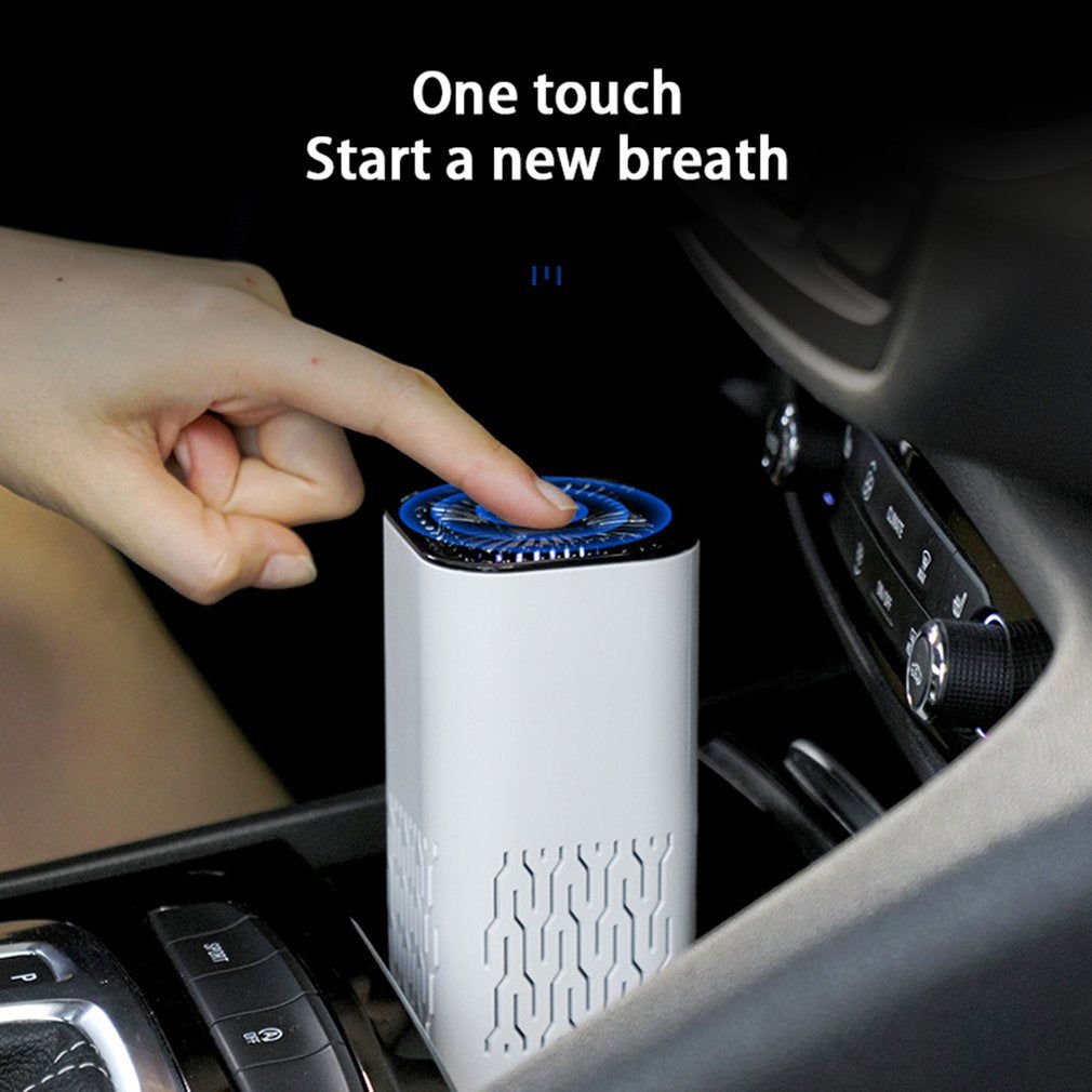 Car Air Purifier Portable Negative Ion Generator Remove Formaldehyde Dust Smoke Air Freshen Washer for Home Car 2668south