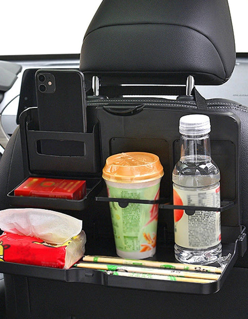 Load image into Gallery viewer, Car Back Seat Portabletray Table Foldable Car Backseat Table Organizer Car Work Dining Table Food Tray for Food and Drink 2668south
