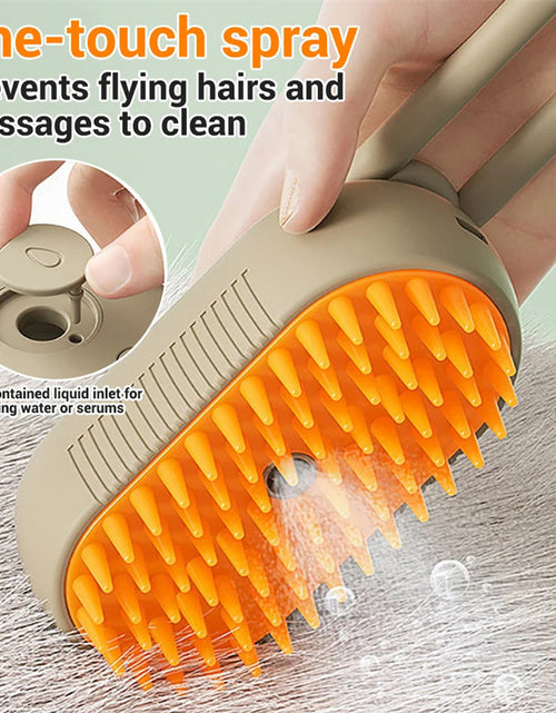 Load image into Gallery viewer, Cat Steam Brush Steamy Dog Brush 3 In 1 Electric Spray Cat Hair Brushes For Massage Pet Grooming Comb Hair Removal Combs Pet Products 2668south
