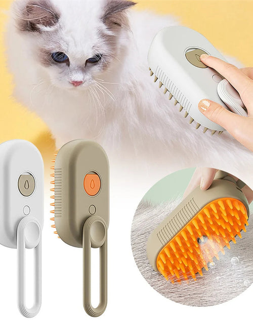 Load image into Gallery viewer, Cat Steam Brush Steamy Dog Brush 3 In 1 Electric Spray Cat Hair Brushes For Massage Pet Grooming Comb Hair Removal Combs Pet Products 2668south
