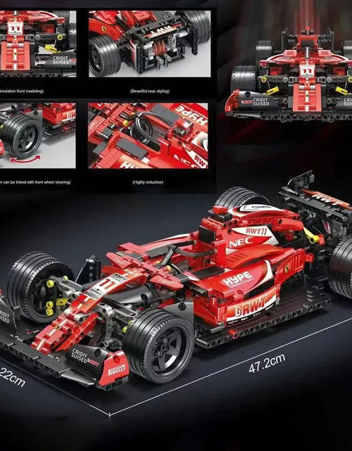 Load image into Gallery viewer, City F1 Technical Sport Cars Building Blocks Formula 1 Super Speed Racing Vehicle MOC Bricks Toys for Kids Boyfriend Gifts 2668south
