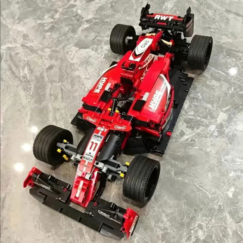 City F1 Technical Sport Cars Building Blocks Formula 1 Super Speed Racing Vehicle MOC Bricks Toys for Kids Boyfriend Gifts 2668south