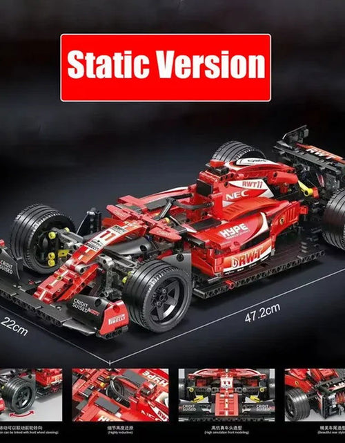 Load image into Gallery viewer, City F1 Technical Sport Cars Building Blocks Formula 1 Super Speed Racing Vehicle MOC Bricks Toys for Kids Boyfriend Gifts 2668south
