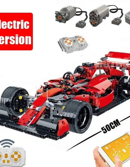 Load image into Gallery viewer, City F1 Technical Sport Cars Building Blocks Formula 1 Super Speed Racing Vehicle MOC Bricks Toys for Kids Boyfriend Gifts 2668south
