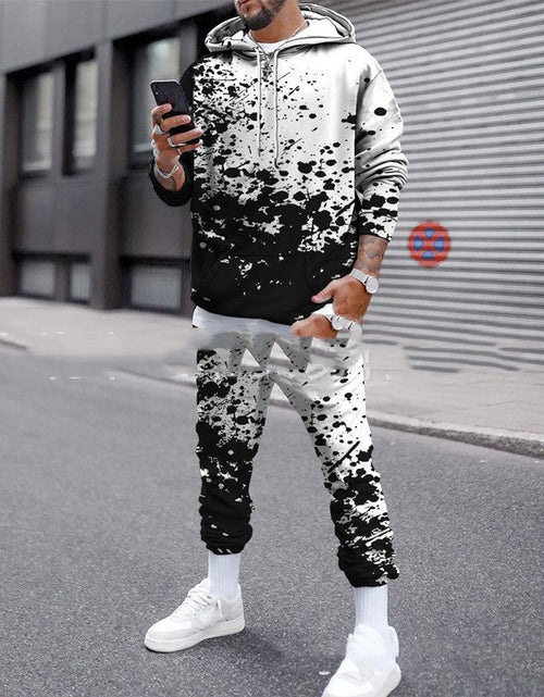 Load image into Gallery viewer, Colorful 3D Number Splash Camouflage Printing Suit 2668south
