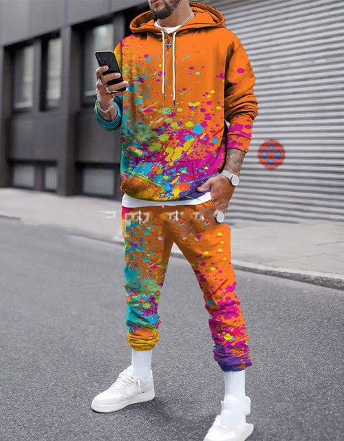 Load image into Gallery viewer, Colorful 3D Number Splash Camouflage Printing Suit 2668south
