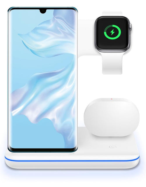 Load image into Gallery viewer, Compatible Mobile Phone Watch Earphone Wireless Charger 3 In 1 Wireless Charger Stand 2668south
