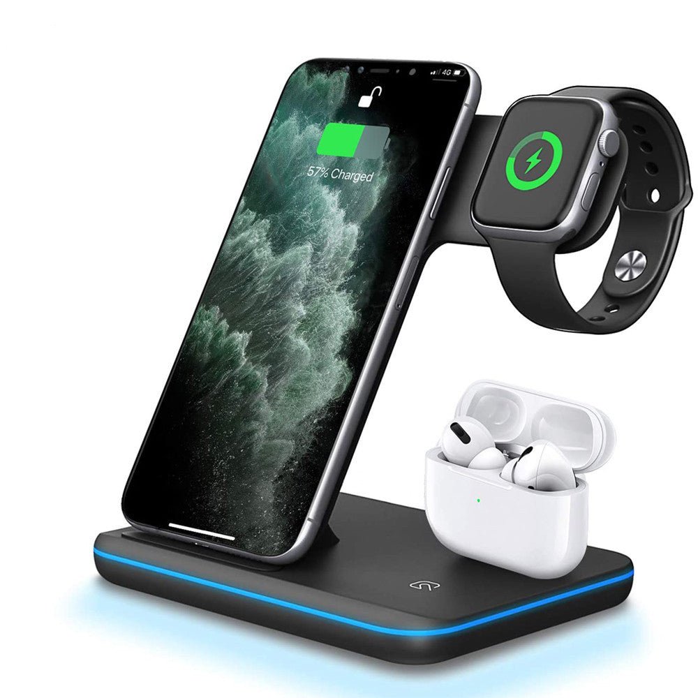 Compatible Mobile Phone Watch Earphone Wireless Charger 3 In 1 Wireless Charger Stand 2668south