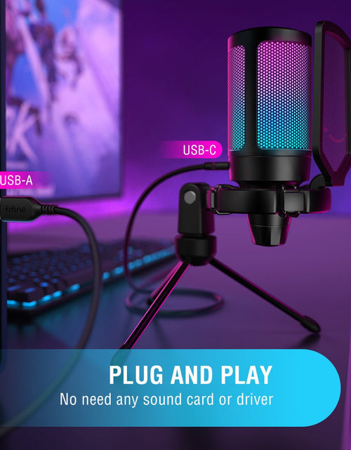 تحميل الصورة إلى عارض المعرض، Condenser USB Microphone For PC Gaming 2668south
