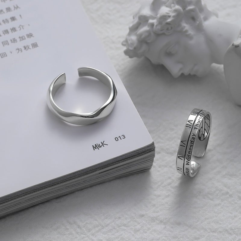 Cool Style Personalized Simple Mobius Strip Ring For Men 2668south