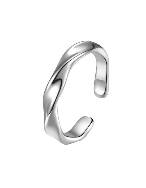 Load image into Gallery viewer, Cool Style Personalized Simple Mobius Strip Ring For Men 2668south
