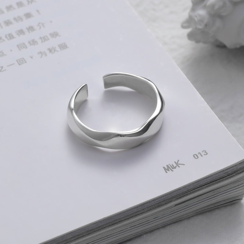 Cool Style Personalized Simple Mobius Strip Ring For Men 2668south