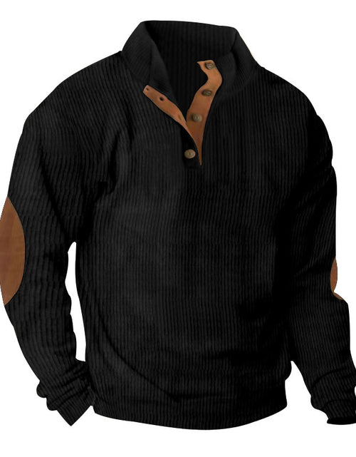 Load image into Gallery viewer, Corduroy Casual Stand Collar Long-sleeved Sweater 2668south
