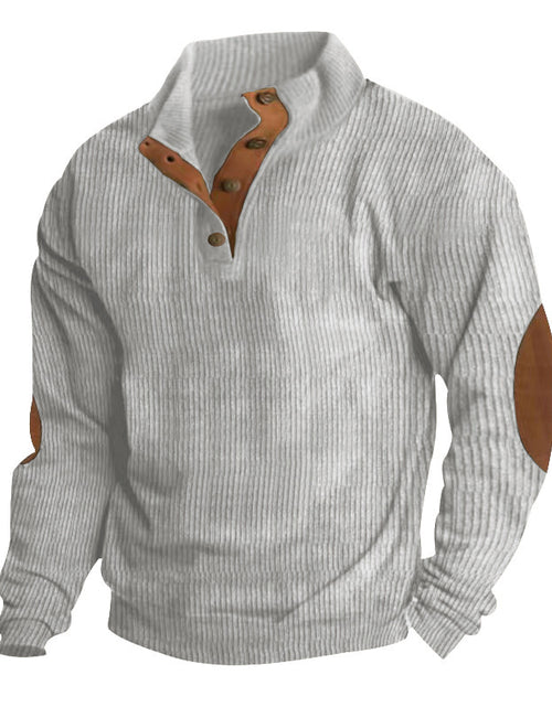 Load image into Gallery viewer, Corduroy Casual Stand Collar Long-sleeved Sweater 2668south
