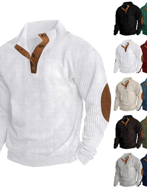 Load image into Gallery viewer, Corduroy Casual Stand Collar Long-sleeved Sweater 2668south
