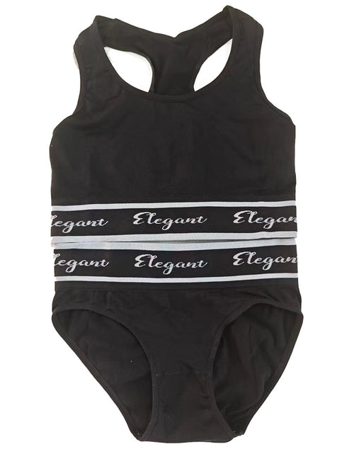 Load image into Gallery viewer, Cross-border Underwear Suit Push Up Breast Holding Top Support Full Cup Sport Letters Bra 2668south
