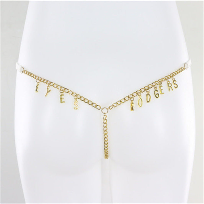 Customized Thong Waist Chain Body Chain 2668south