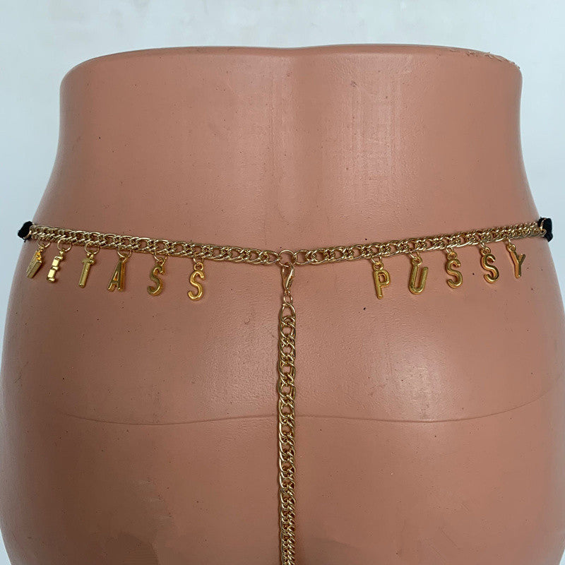 Customized Thong Waist Chain Body Chain 2668south