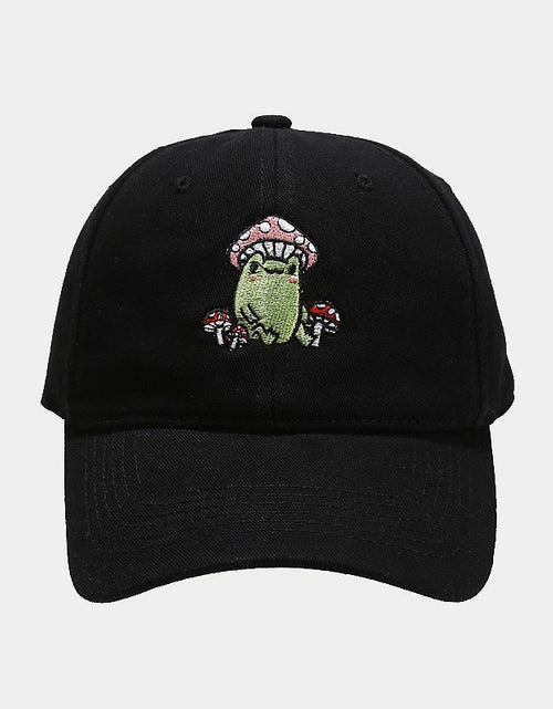 Load image into Gallery viewer, Cute Cartoon Frog Mushroom Embroidered Baseball Cap 2668south
