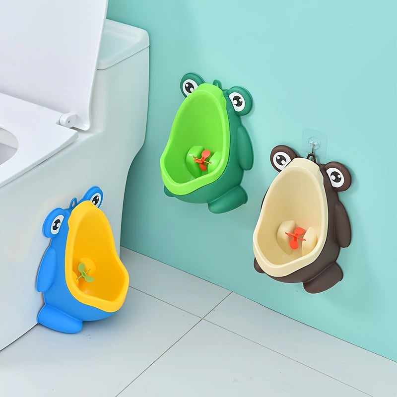 Cute Frog Potty Training Urinal Boy with Fun Aiming Target, Toilet Urinal Trainer, Children Stand Vertical Pee Infant Toddler 2668south