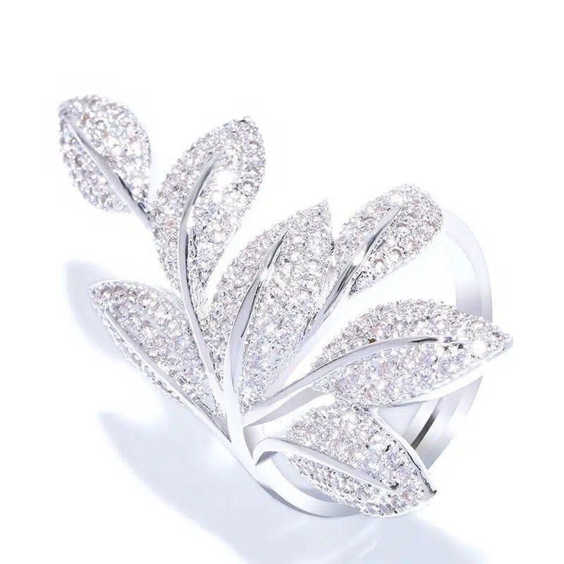 Decorative Zircon Fashion Ring Female Exaggerated 2668south