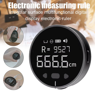 Distance Measuring Instrument Electronic Measuring Ruler Tape Measure High Definition Digital LCD High Precision Electronic Measuring Ruler Tool 2668south