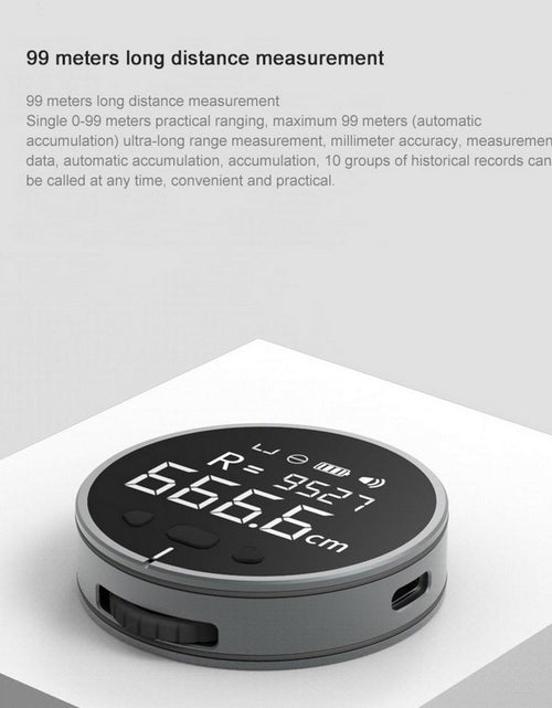 Load image into Gallery viewer, Distance Measuring Instrument Electronic Measuring Ruler Tape Measure High Definition Digital LCD High Precision Electronic Measuring Ruler Tool 2668south
