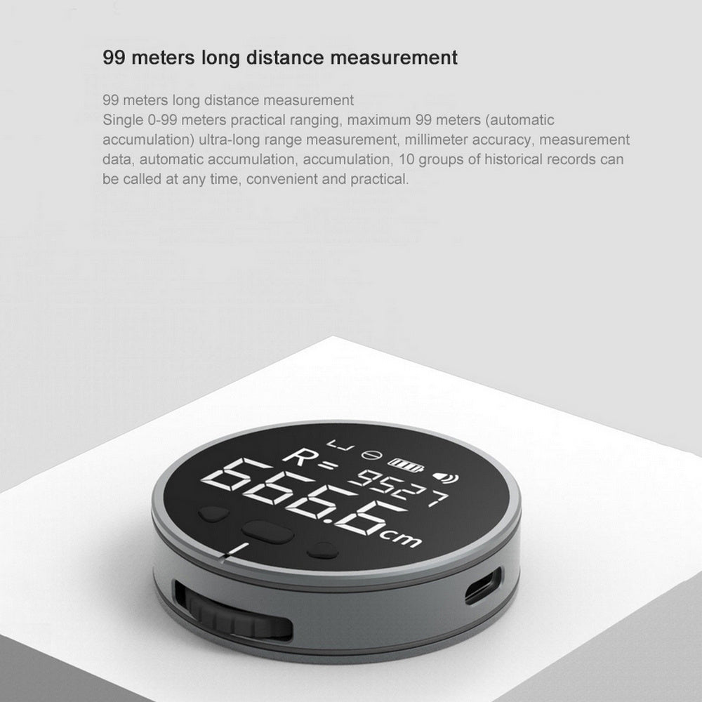 Distance Measuring Instrument Electronic Measuring Ruler Tape Measure High Definition Digital LCD High Precision Electronic Measuring Ruler Tool 2668south