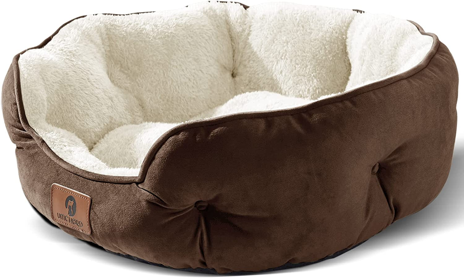 Dog Bed, Cat Beds for Indoor Cats, Pet Bed for Puppy and Kitty, Extra Soft & Machine Washable with Anti-Slip & Water-Resistant Oxford Bottom 2668south