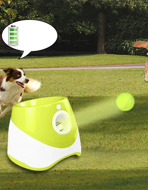 Load image into Gallery viewer, Dog Tennis Launcher Automatic Pet Dogs Chase Toy Mini Tennis Throwing Pinball Machine Fun Interactive Throw Rechargable Catapult 2668south
