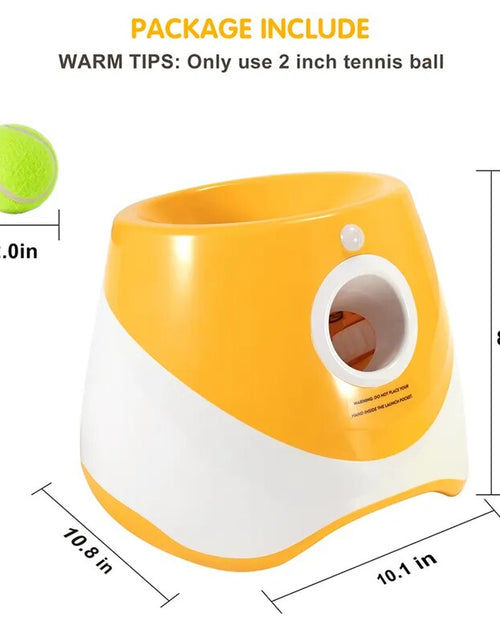 Load image into Gallery viewer, Dog Tennis Launcher Automatic Pet Dogs Chase Toy Mini Tennis Throwing Pinball Machine Fun Interactive Throw Rechargable Catapult 2668south
