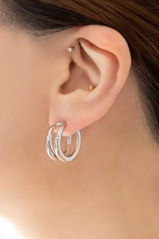 Double Hoop Earrings 2668south