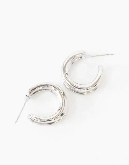 Load image into Gallery viewer, Double Hoop Earrings 2668south
