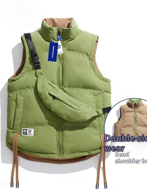 Load image into Gallery viewer, Double-sided Couple Cotton Vest Men And Women 2668south
