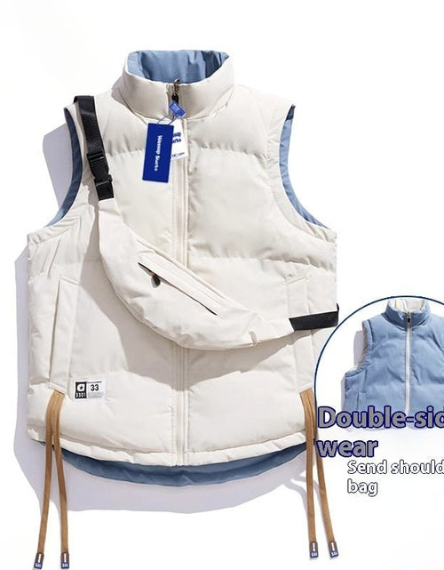 Load image into Gallery viewer, Double-sided Couple Cotton Vest Men And Women 2668south
