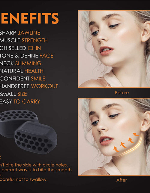 Load image into Gallery viewer, Dropshipping Facial Jaw Exerciser Gym Fitness Ball Jawline Muscle Training Double Chin Reducer Neck Face Slimming Mouth Jawliner 2668south
