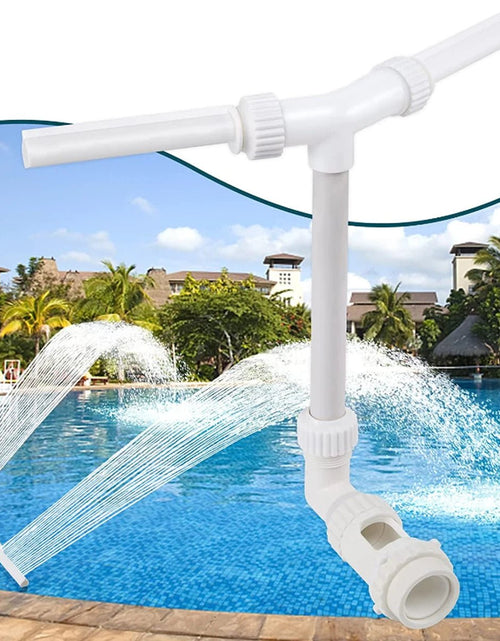 Load image into Gallery viewer, Dual Spray Water Fountain for Swimming Pool Adjustable Waterfall Pool Sprinkler Creative Swimming Pool Sprayer Fountain 2668south
