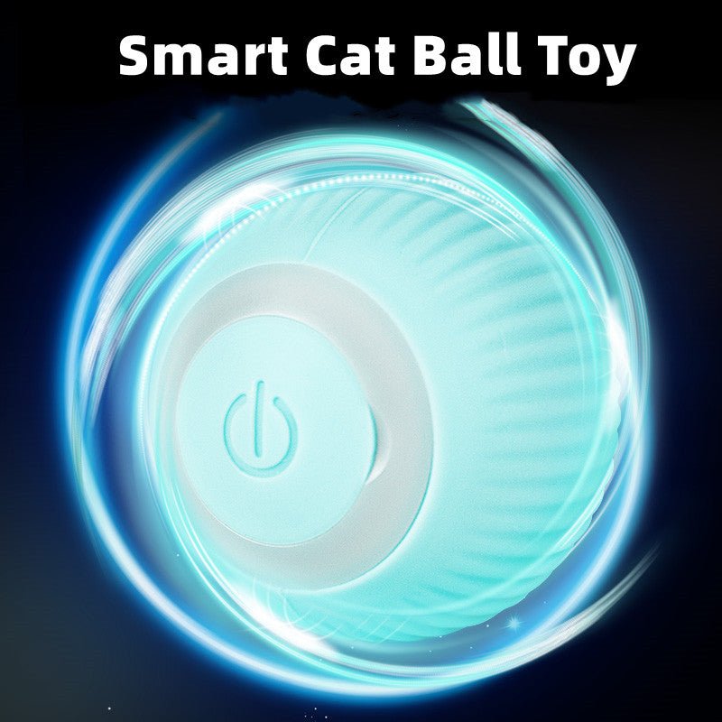 Electric Cat Ball Toys Automatic Rolling Smart Cat Toys Interactive for Cats Training Self-Moving Kitten Toys for Indoor Playing 2668south