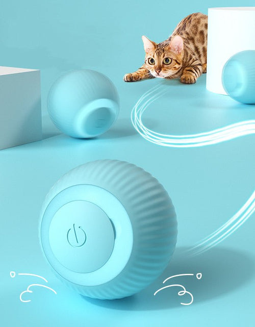 Load image into Gallery viewer, Electric Cat Ball Toys Automatic Rolling Smart Cat Toys Interactive for Cats Training Self-Moving Kitten Toys for Indoor Playing 2668south
