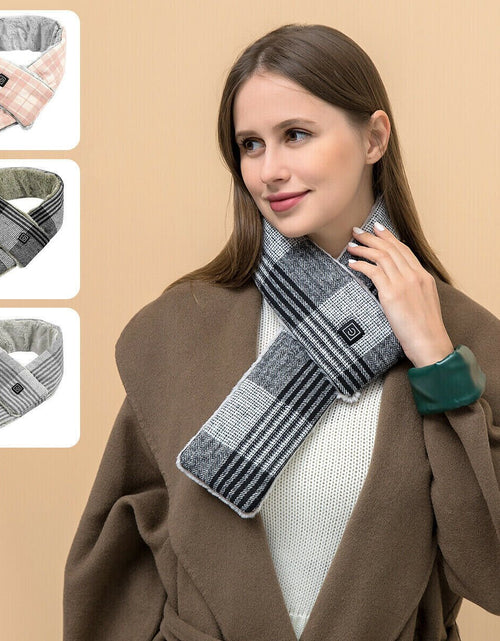 Load image into Gallery viewer, Electric Heated Scarf Winter Neck Warmer Shawl Washable Unisex Scarf With 3 Mode 2668south
