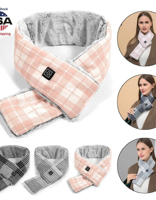 Load image into Gallery viewer, Electric Heated Scarf Winter Neck Warmer Shawl Washable Unisex Scarf With 3 Mode 2668south
