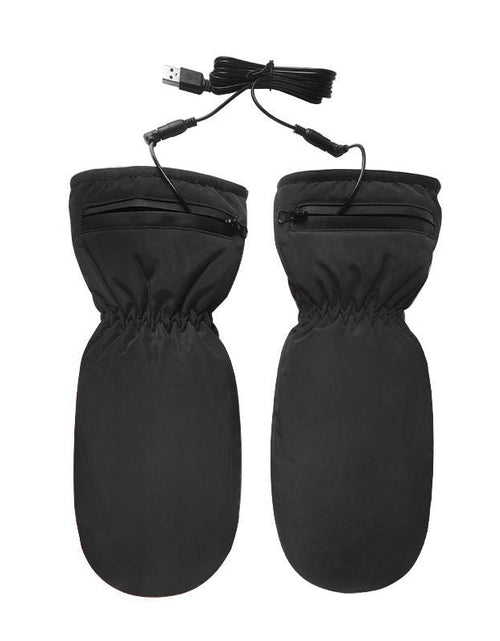 Load image into Gallery viewer, Electrically Heated Gloves Heating Zipper Thermal Windproof Gloves 2668south
