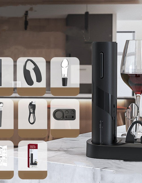 Load image into Gallery viewer, Electronic Bottle Opener Qier Plastic USB Rechargeable Wine Electric Electronic Bottle Opener 2668south
